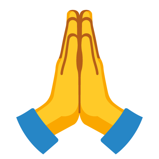 Folded Hands Emoji Folded Hands Emoji