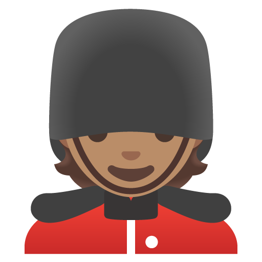 Гвардеец: средний тон кожи для Google 16.0