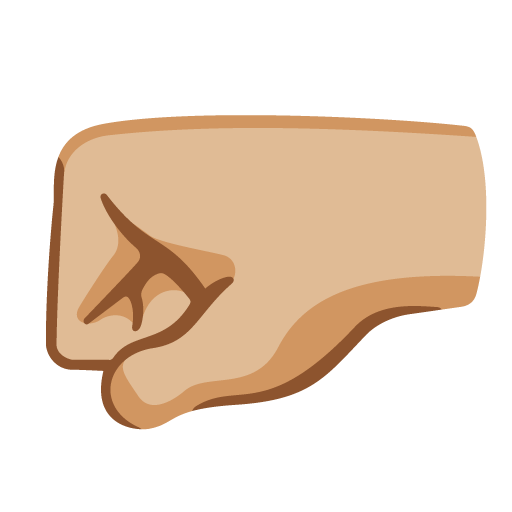 Кулак вліво: світлий тон шкіри для Google 16.0