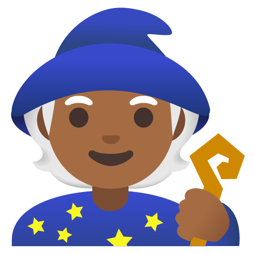 Маг: темный тон кожи для Google 16.0