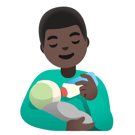 Годуючий чоловік: дуже темний тон шкіри для Google 16.0