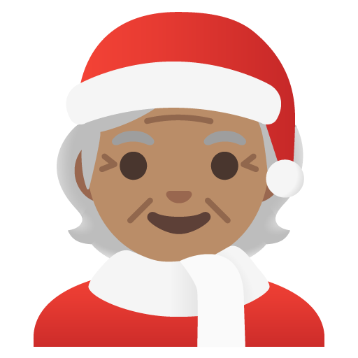 Санта: средний тон кожи для Google 16.0