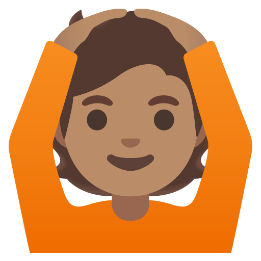 Человек за: средний тон кожи для Google 16.0