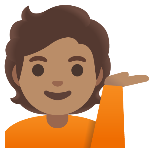 Людина тягне руку: середній тон шкіри для Google 16.0