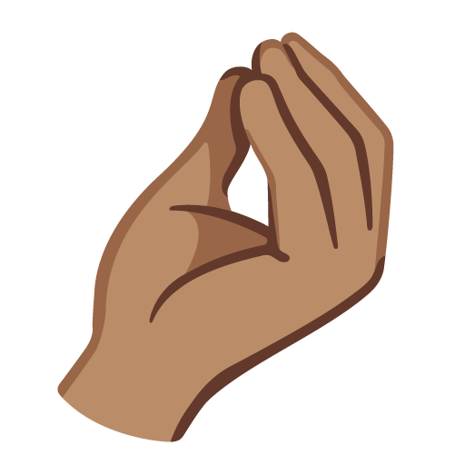 Щепоть: средний тон кожи для Google 16.0