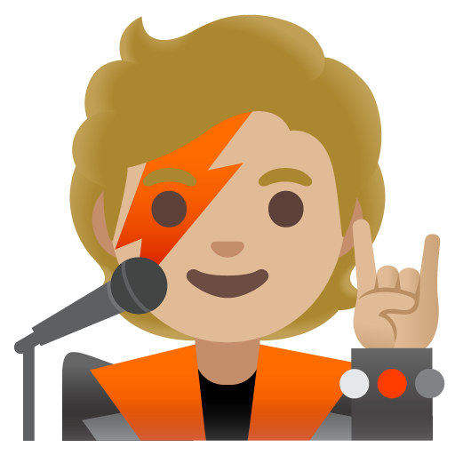 Співак: світлий тон шкіри для Google 16.0