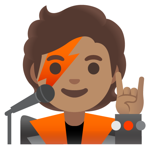 Співак: середній тон шкіри для Google 16.0