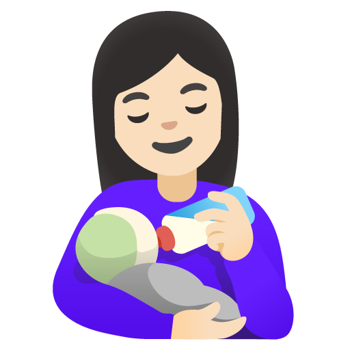 Кормящая женщина: очень светлый тон кожи для Google 16.0