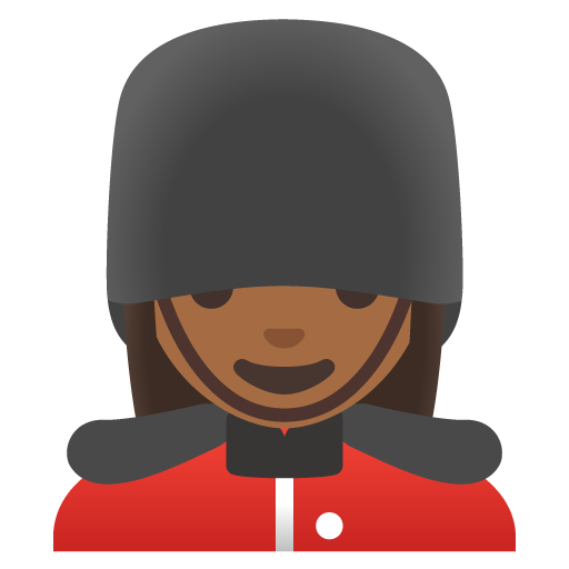 Жінка-гвардієць: темний тон шкіри для Google 16.0