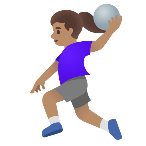 Гандболістка: середній тон шкіри для Google 16.0