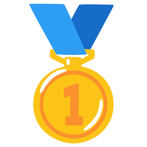 1st Place Medal for Google 17.0
