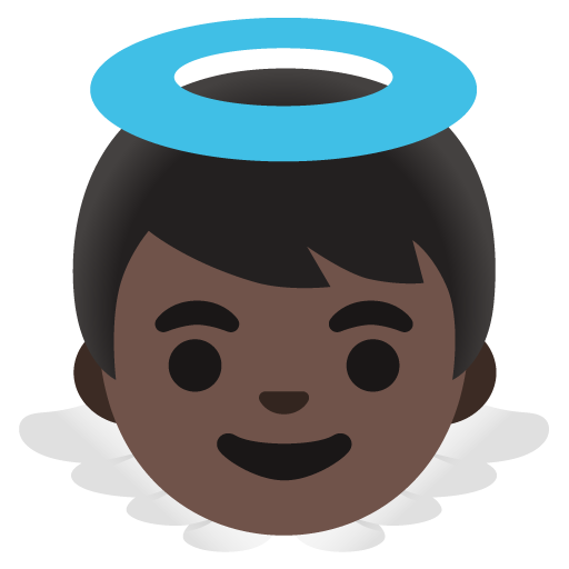 Bebê Anjo: Pele Escura para Google 17.0