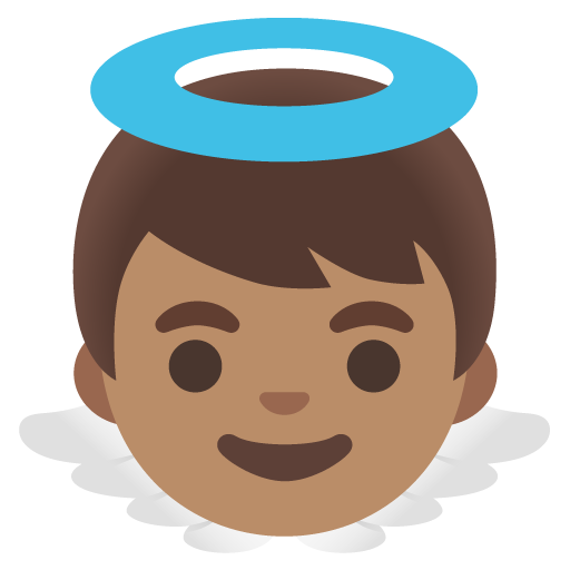 Bebê Anjo: Pele Morena para Google 17.0