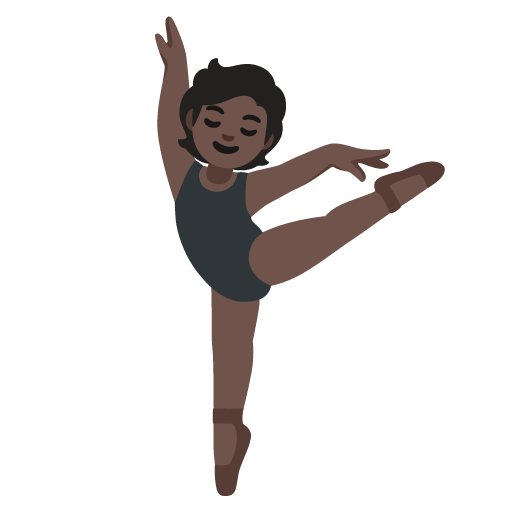 Bailarina: Tom de pele escuro para Google 17.0