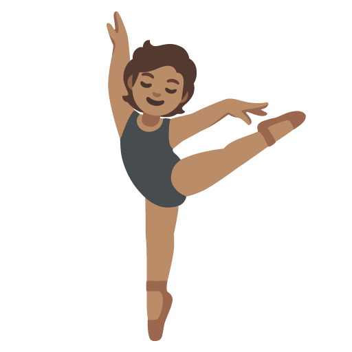 Балерина: середній тон шкіри для Google 17.0