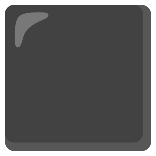 Černý velký čtverec pro Google 17.0