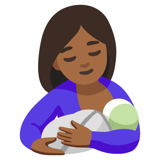 Кормление грудью: темный тон кожи для Google 17.0