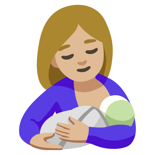 Кормление грудью: светлый тон кожи для Google 17.0
