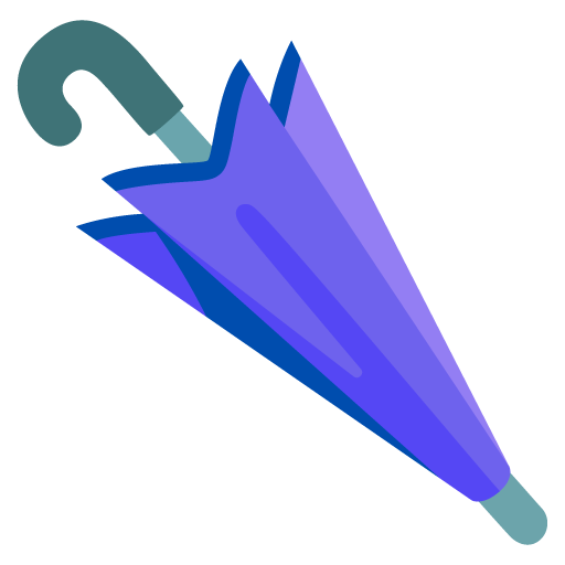 Ingevouwen paraplu voor Google 17.0