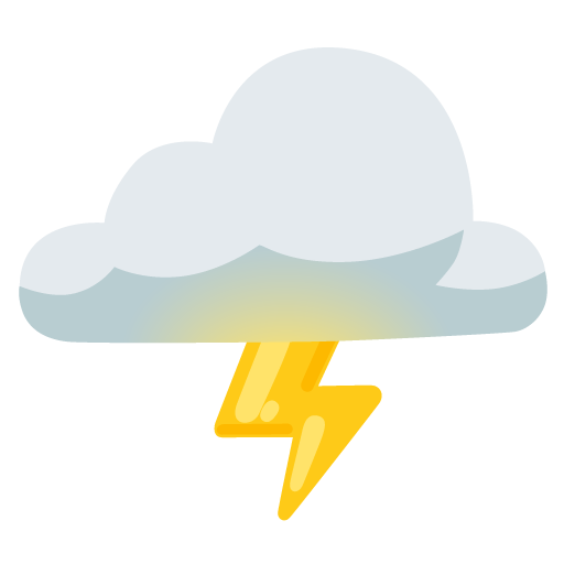 Wolk met bliksem voor Google 17.0