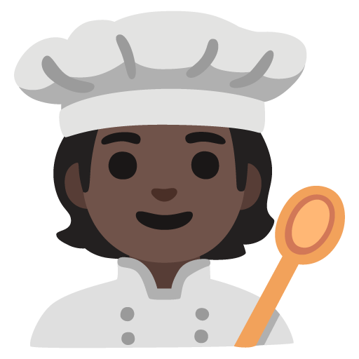 Повар: очень темный тон кожи для Google 17.0