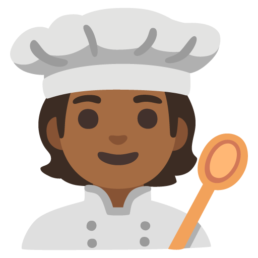Chef De Cozinha: Pele Morena Escura para Google 17.0