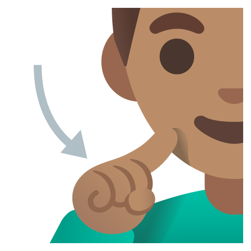 Homem Surdo: Pele Morena para Google 17.0