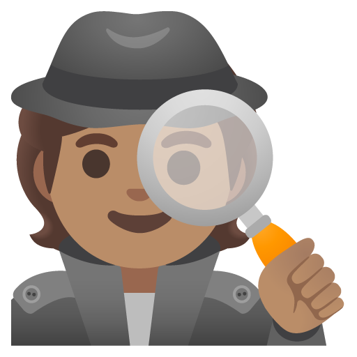 Detective: Tom de Pele Médio para Google 17.0