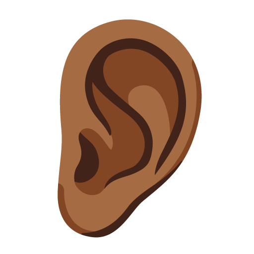 Orelha: Pele Morena Escura para Google 17.0