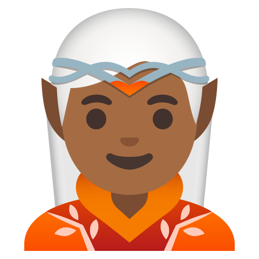 Elfo: Pele Morena Escura para Google 17.0