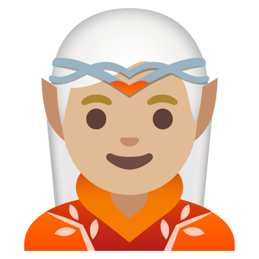 Ельф: світлий тон шкіри для Google 17.0