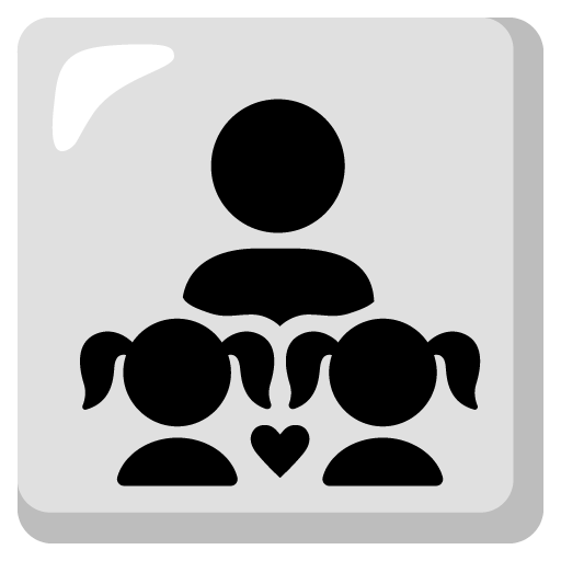 Сім'я: чоловік, дівчинка, дівчинка для Google 17.0