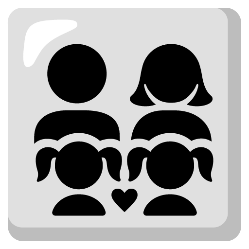 Família: Homem, Mulher, Menina, Menina para Google 17.0