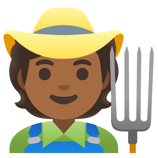 Agricultor: Pele Morena Escura para Google 17.0