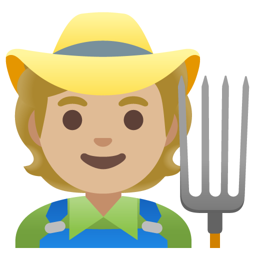 Agricultor: Pele Morena Clara para Google 17.0