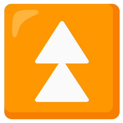 Два трикутника вістрям вгору для Google 17.0