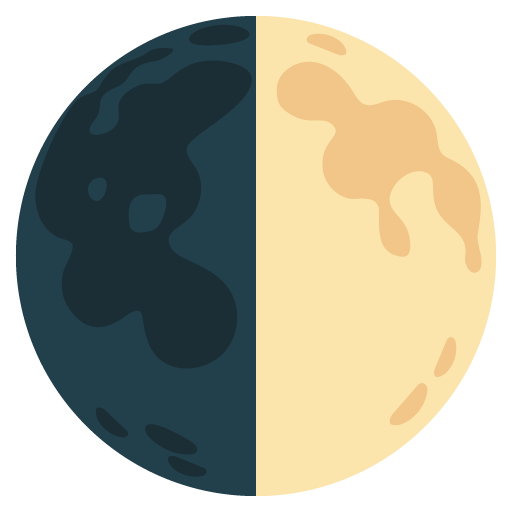 First Quarter Moon for Google 17.0