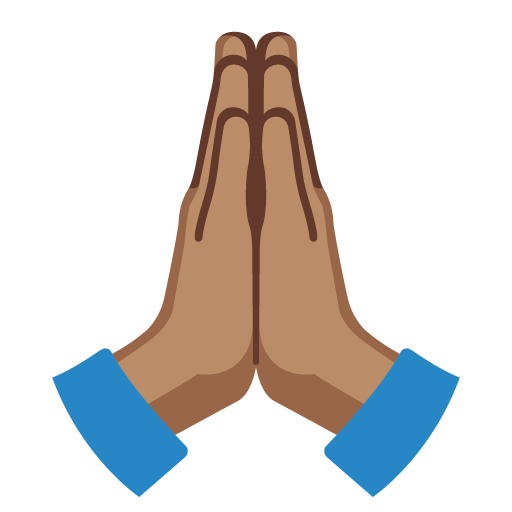 Складені руки: середній тон шкіри для Google 17.0
