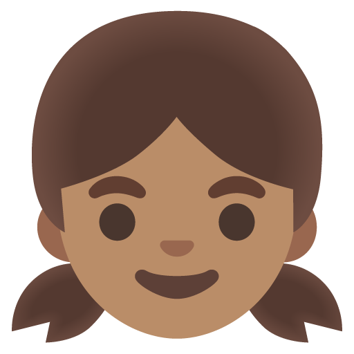 Menina: Pele Morena para Google 17.0