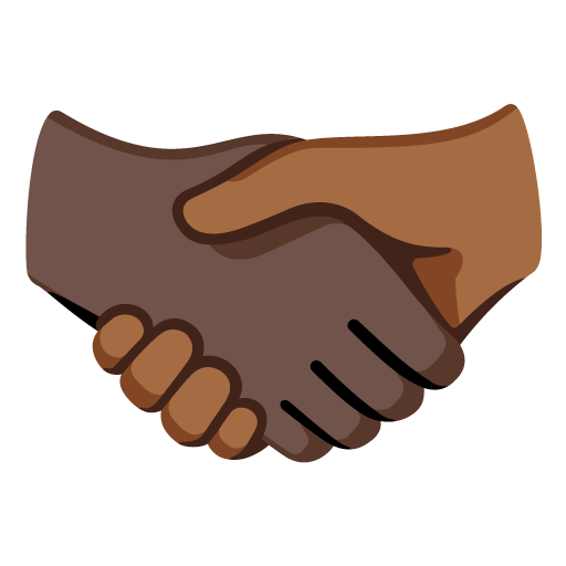 Aperto De Mãos: Pele Escura, Pele Morena Escura para Google 17.0