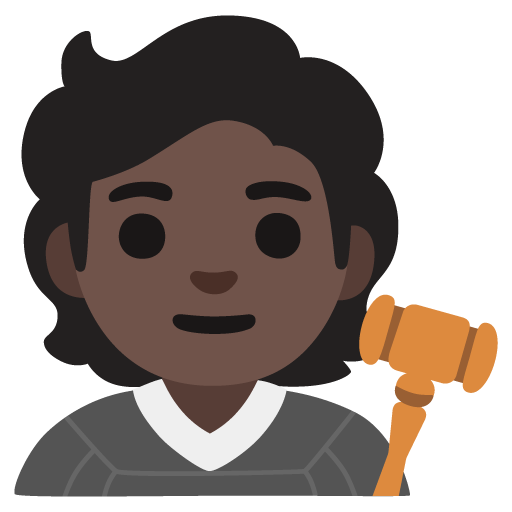 Juiz No Tribunal: Pele Escura para Google 17.0