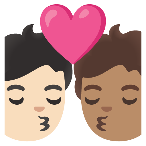 Beijo: Pessoa, Pessoa, Pele Clara, Pele Morena para Google 17.0