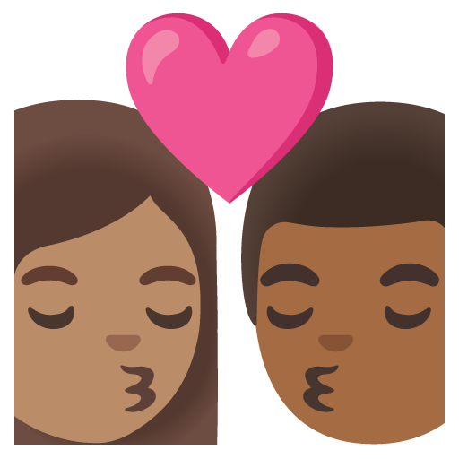 Beijo: Mulher, Homem, Pele Morena, Pele Morena Escura para Google 17.0