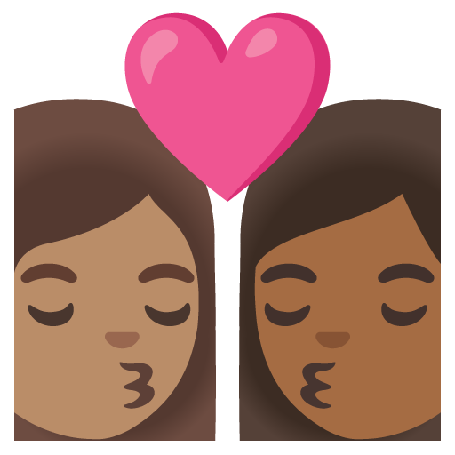 Beijo: Mulher, Mulher, Pele Morena, Pele Morena Escura para Google 17.0