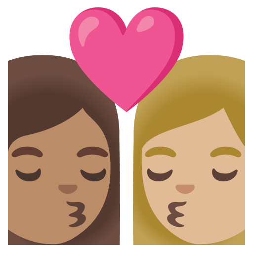 Beijo: Mulher, Mulher, Pele Morena, Pele Morena Clara para Google 17.0
