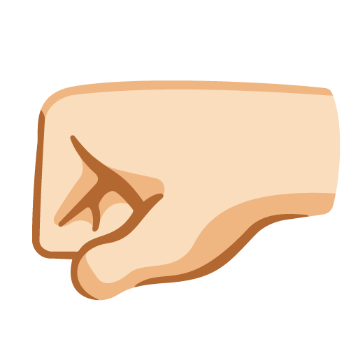 Punho Esquerdo: Pele Clara para Google 17.0