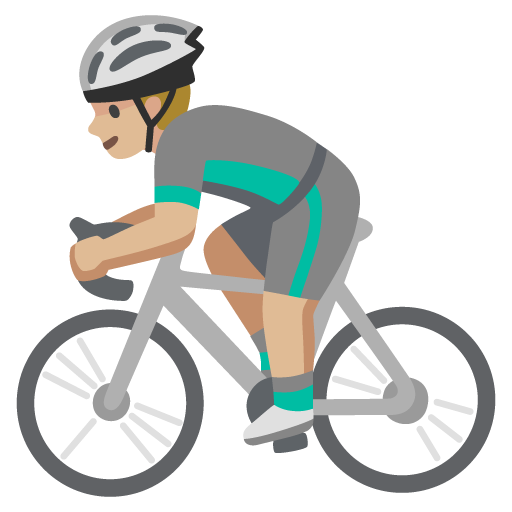 Homem Ciclista: Pele Morena Clara para Google 17.0