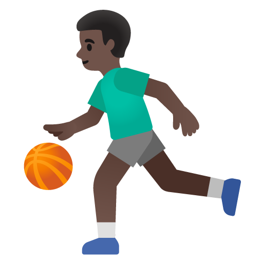 Homem Jogando Basquete: Pele Escura para Google 17.0