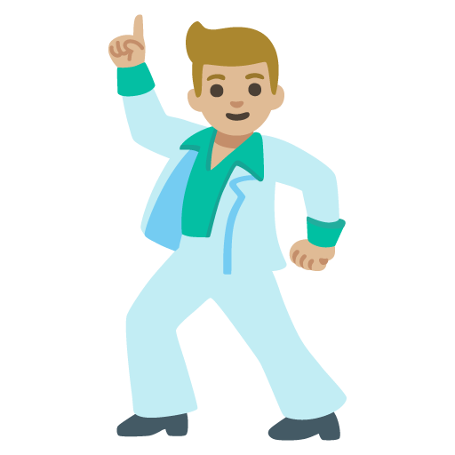 Homem Dançando: Pele Morena Clara para Google 17.0