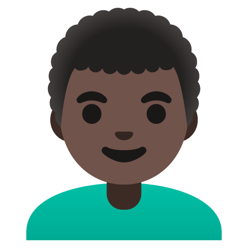 Caramba: Tom de Pele Escura, Cabelo Encaracolado para Google 17.0